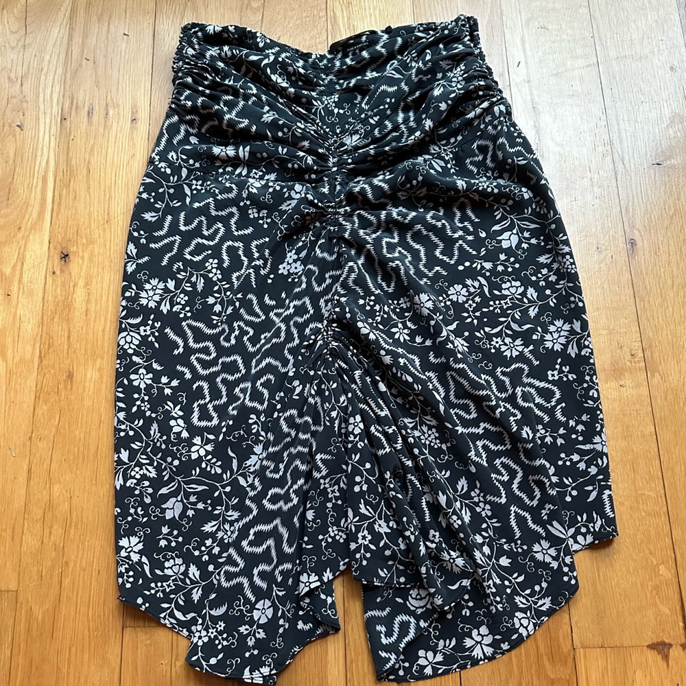 Isabel Marant Black and White Patterned Skirt